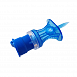 Фильтр-канюля аспирационная "ПолиСпайк-BrСap", воздушный фильтр 0,1 мкм, гидрофобный фильтр 5 мкм, Цвет крышки-синий (100 шт/уп.)